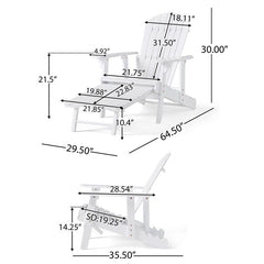 MALIBU RECLINING ADIRONDACK CHAIR